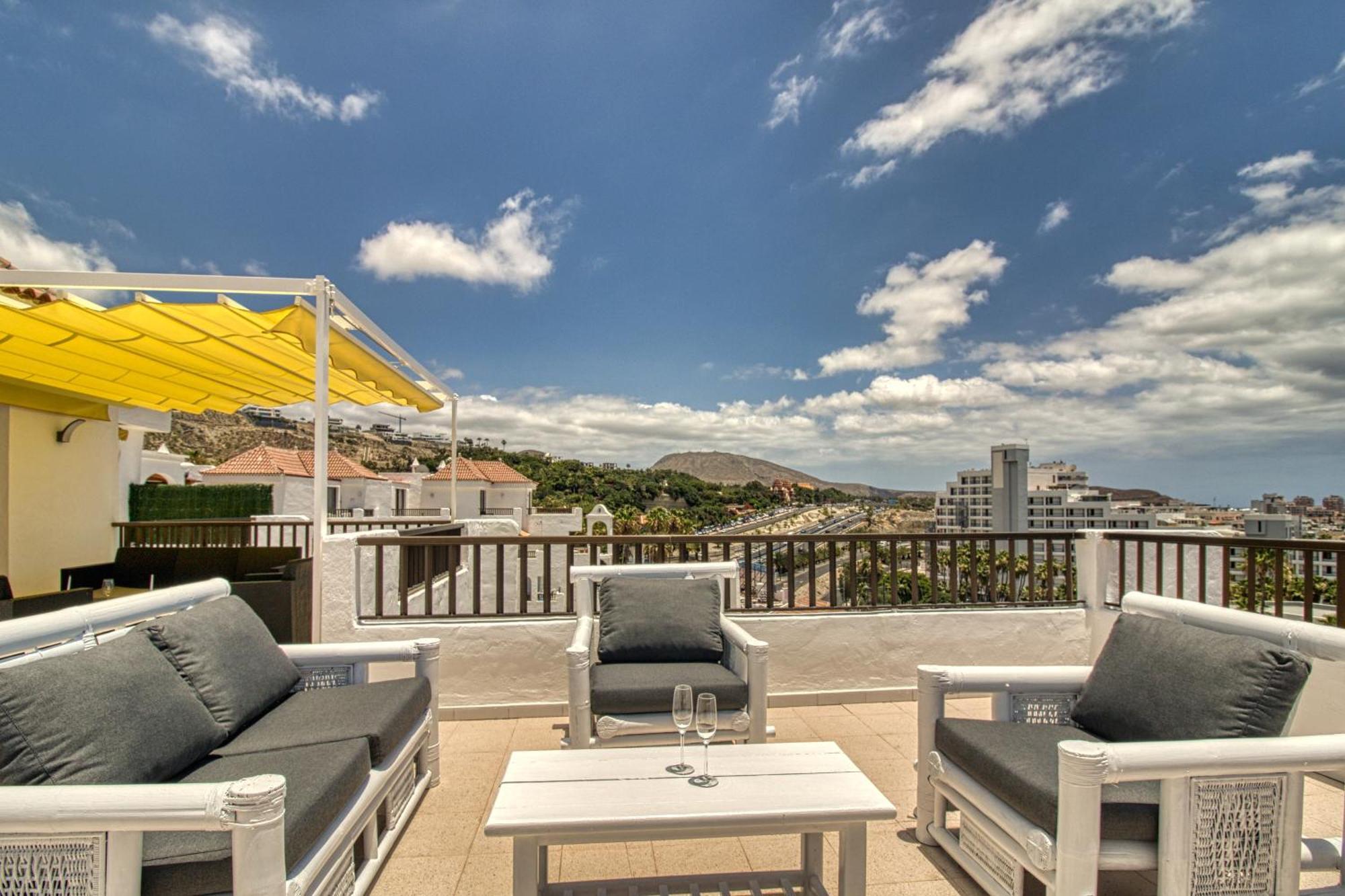 Apartamento Penthouse Sea View Jacuzzy Terrace & Pool Playa Feñabe Exterior foto