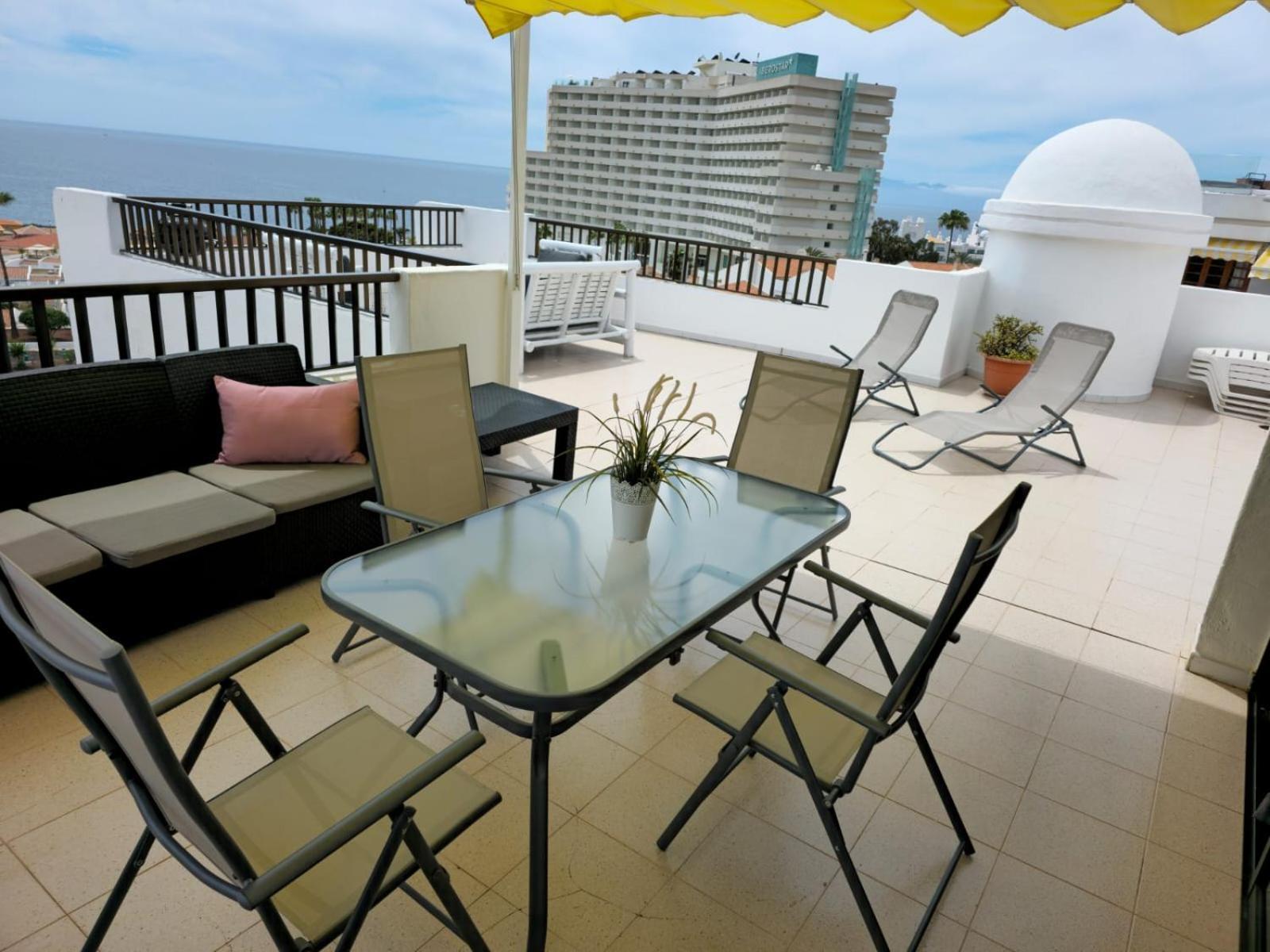 Apartamento Penthouse Sea View Jacuzzy Terrace & Pool Playa Feñabe Exterior foto