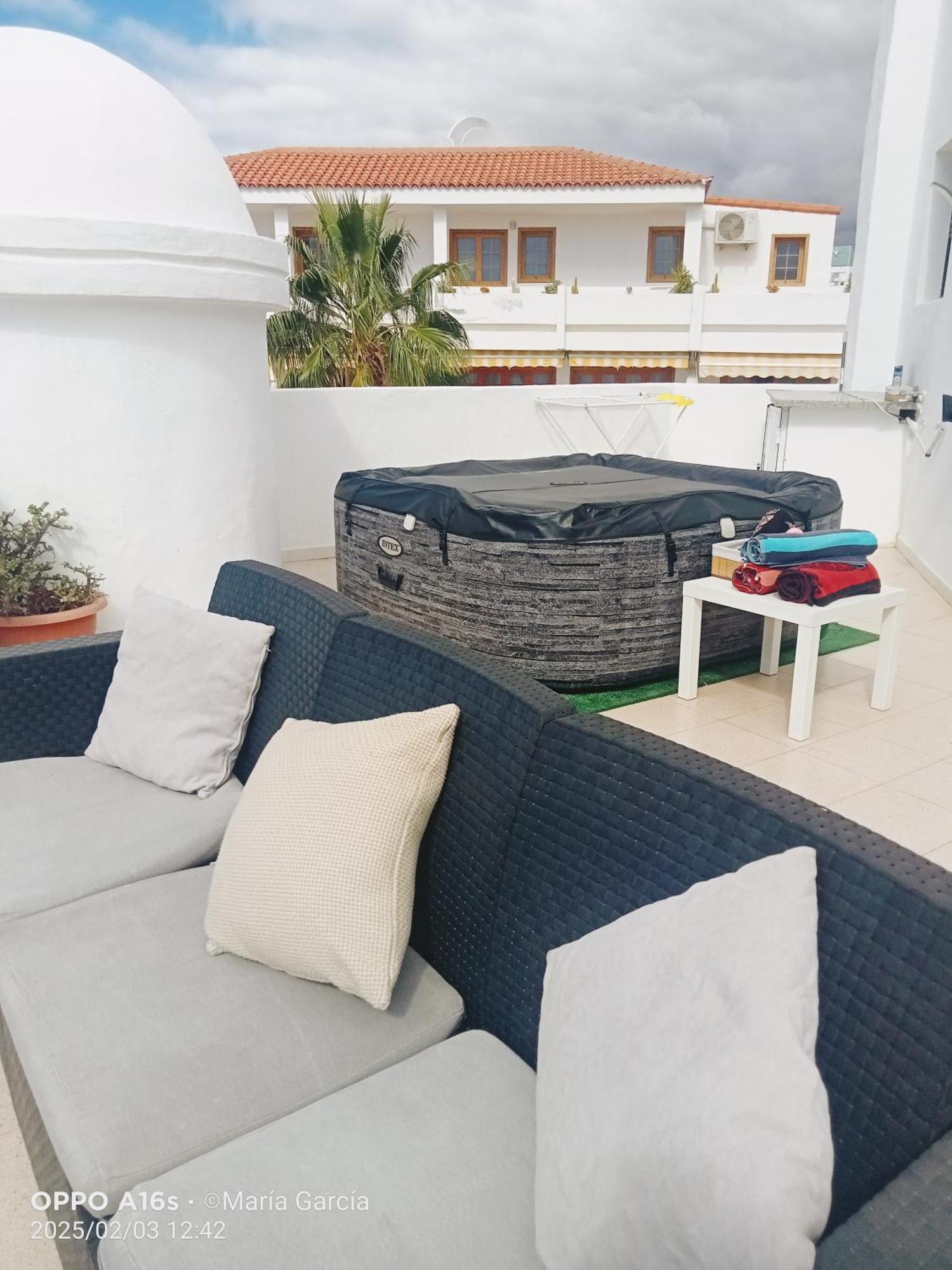 Apartamento Penthouse Sea View Jacuzzy Terrace & Pool Playa Feñabe Exterior foto